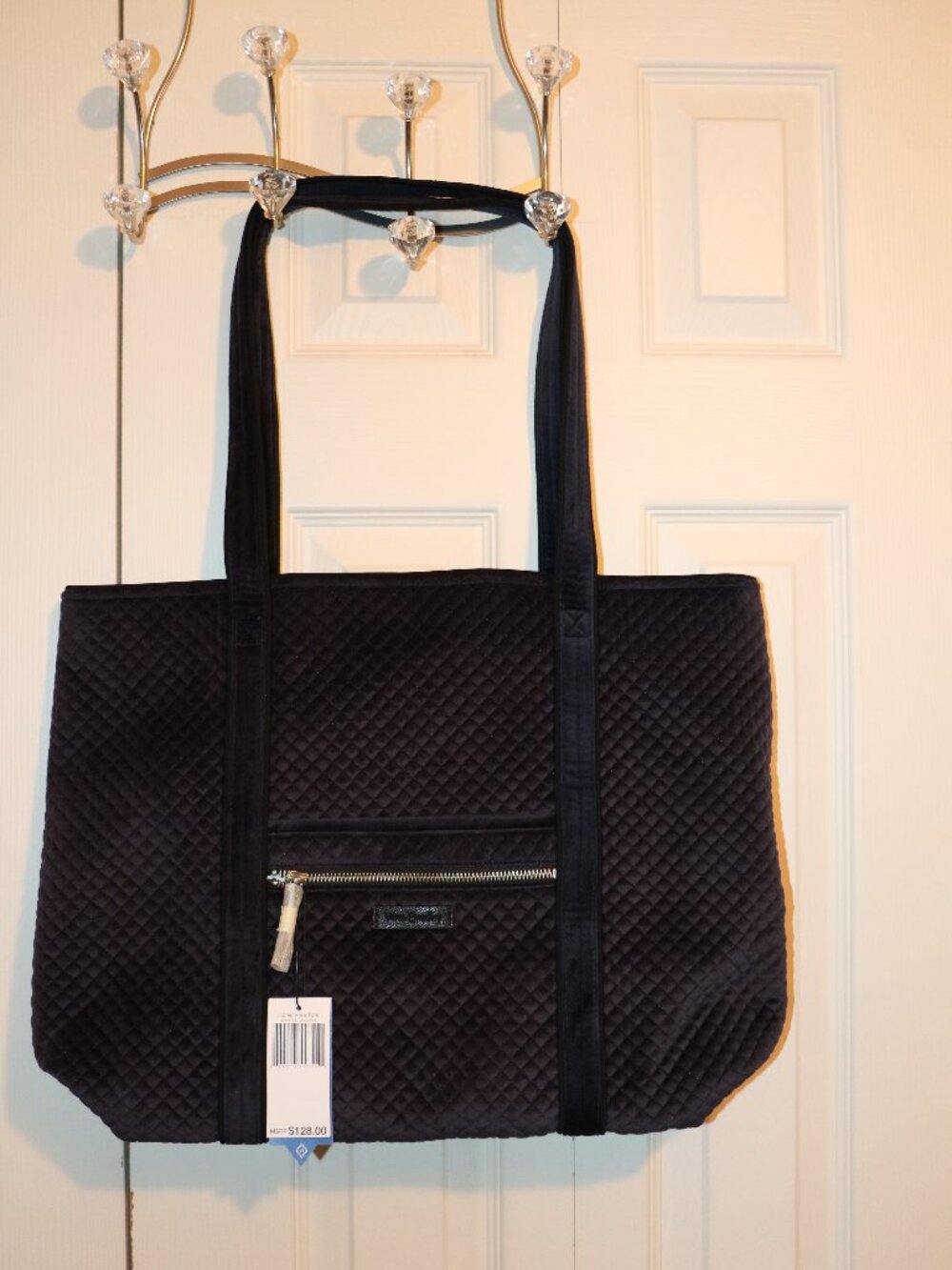 Vera Bradley Iconic Large  Navy Tote Bag NWT